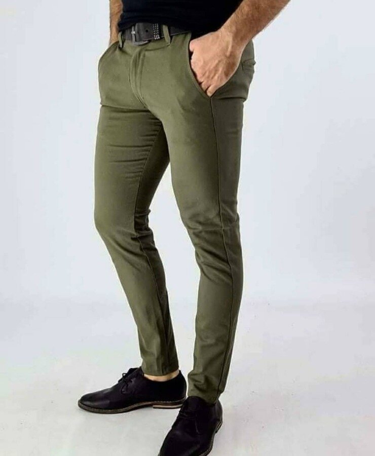 Pantalon corte discount chino chupin hombre